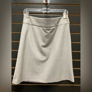 The Limited Gray A-Line Knee-Length Skirt for Work